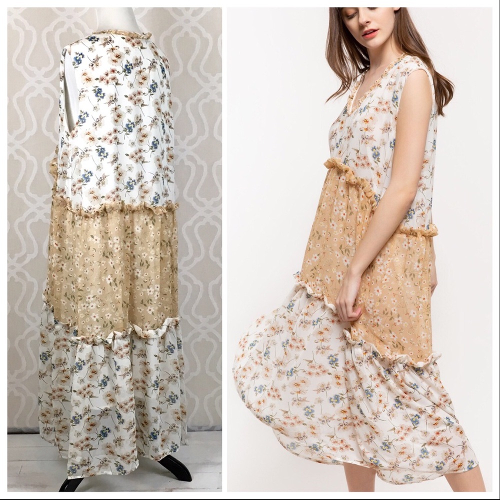POL CLEARANCE Hannah Prairie Maxi Dress - Picture 4 of 10